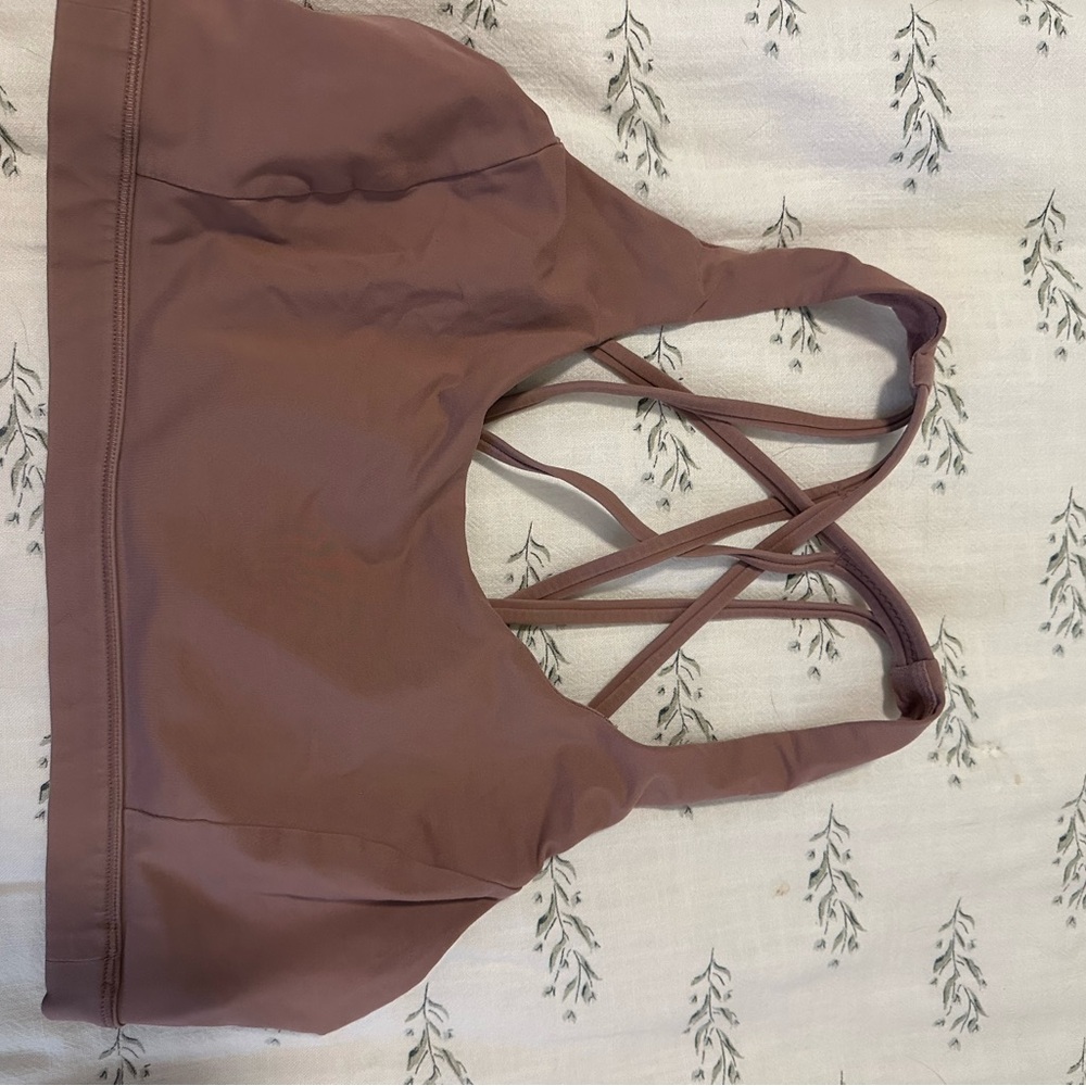Stylish Mauve lululemon Sports Bra
